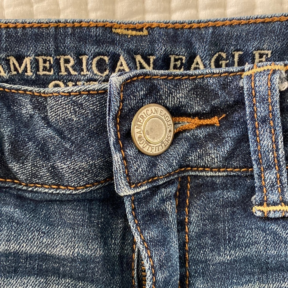 American Eagle High Waist Denim Jean shorts - Picture 2 of 9